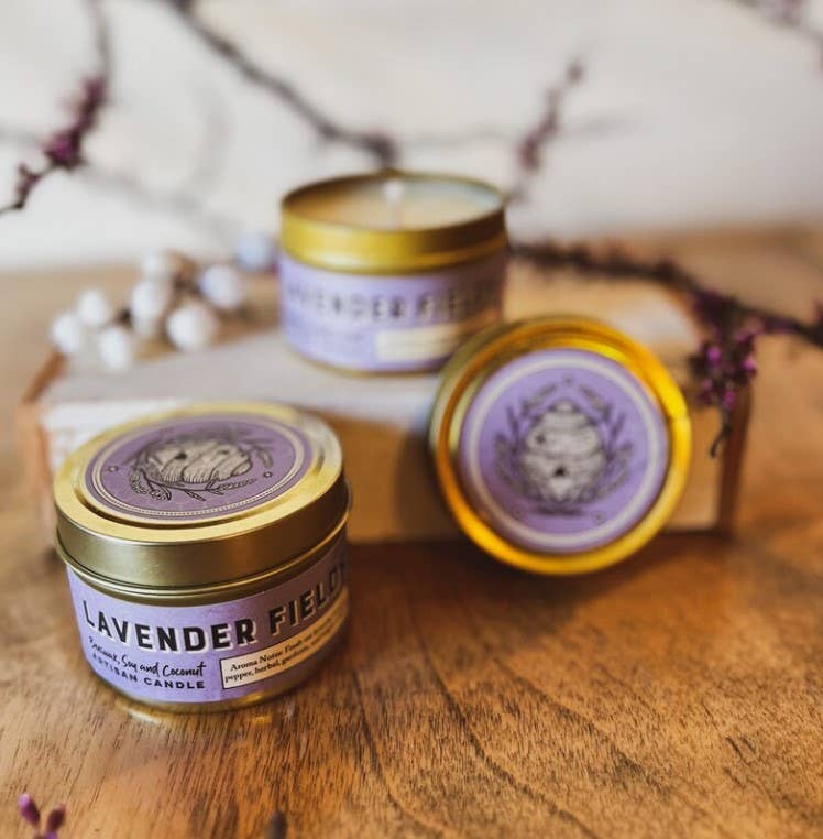 100% Beeswax Candle (4oz. Tin)