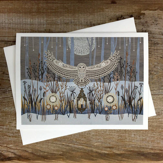 Dissolved Into A Silent Night - Greeting Card