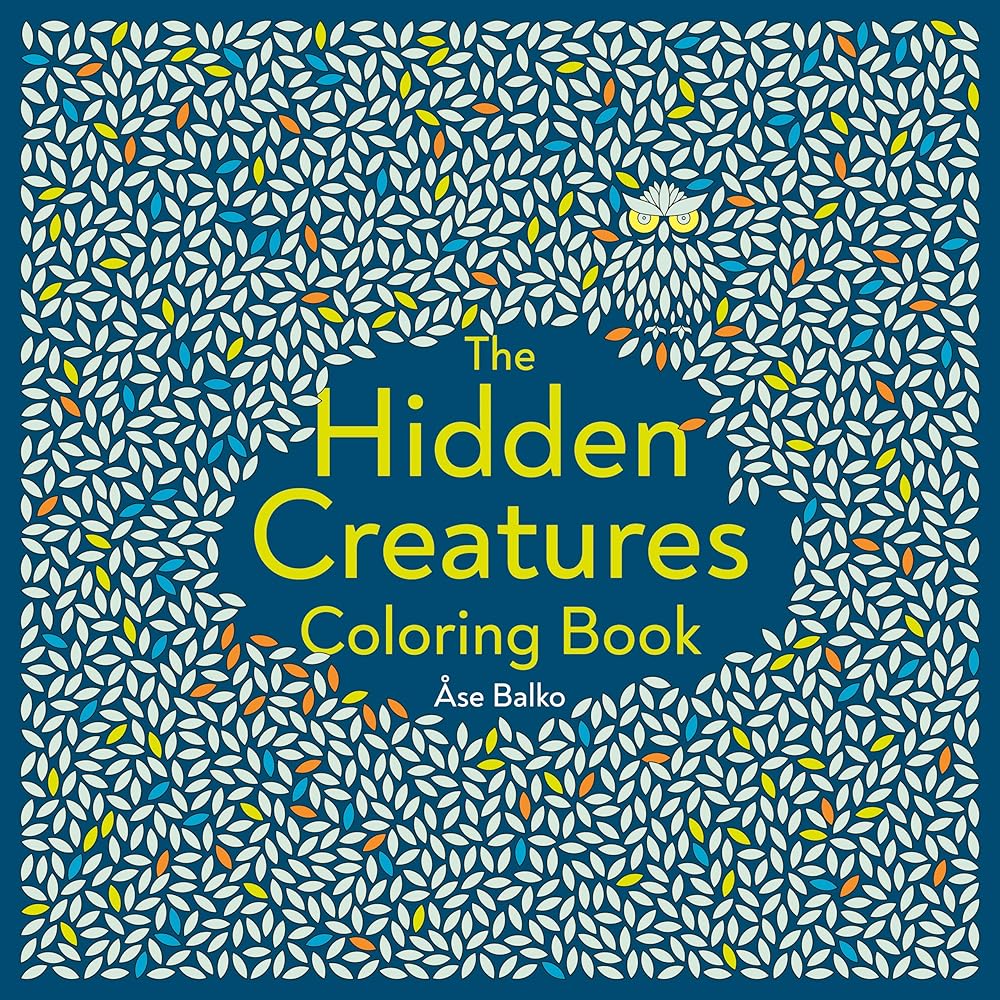 The Hidden Creatures Coloring Book cover image