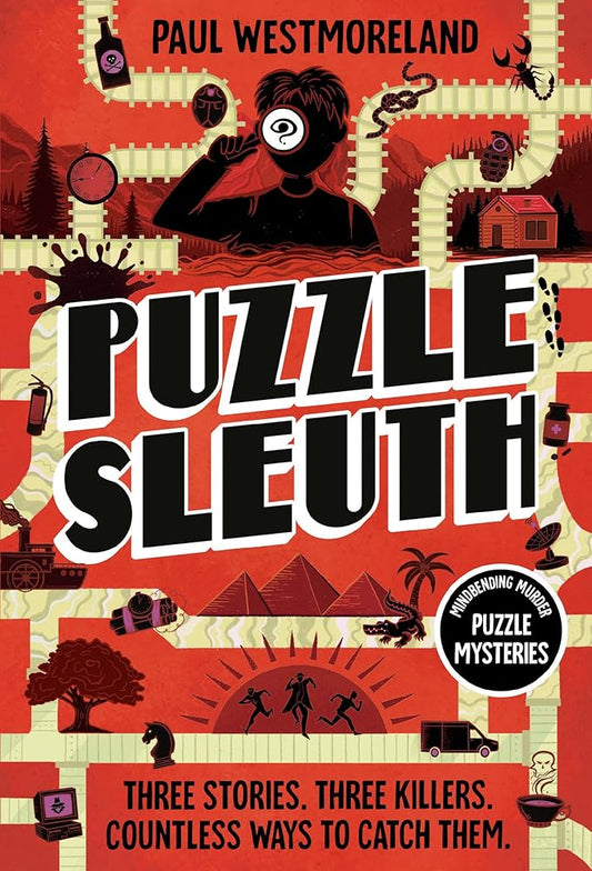 Puzzle Sleuth: Mindbending Murder Puzzle Mysteries [An Interactive Book] cover image
