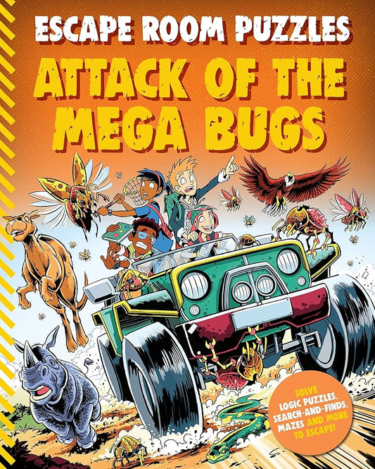 Escape Room Puzzles: Attack of the Mega Bugs cover image