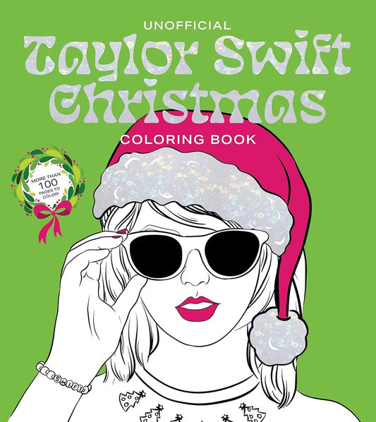Unofficial Taylor Swift Christmas Coloring Book: More than 100 Pages to Color! (Chartwell Coloring Books) cover image