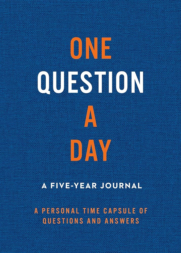 One Question a Day (Navy): A Five-Year Journal: A Personal Time Capsule of Questions and Answers cover image