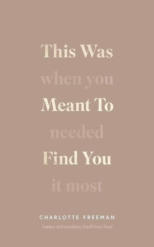 This Was Meant to Find You : When You Needed It Most Charlotte Freeman cover image