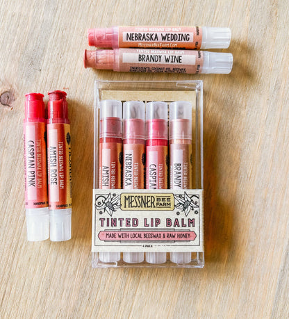 Lip Tint Pack of 4 Messner Local Beeswax Lip Balms