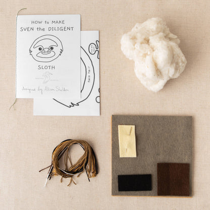 Sven the Diligent Sloth - DIY Craft Kit