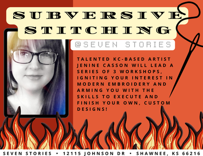 Subversive Stitching with Jenine Casson!