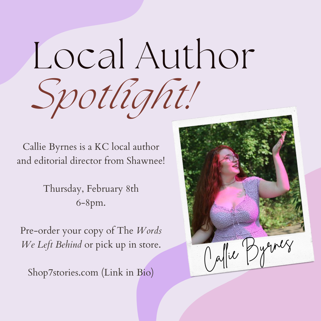 Callie Byrnes - Local Author Spotlight!