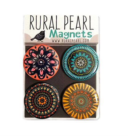 Rural Pearl Magnets - Sets of 4