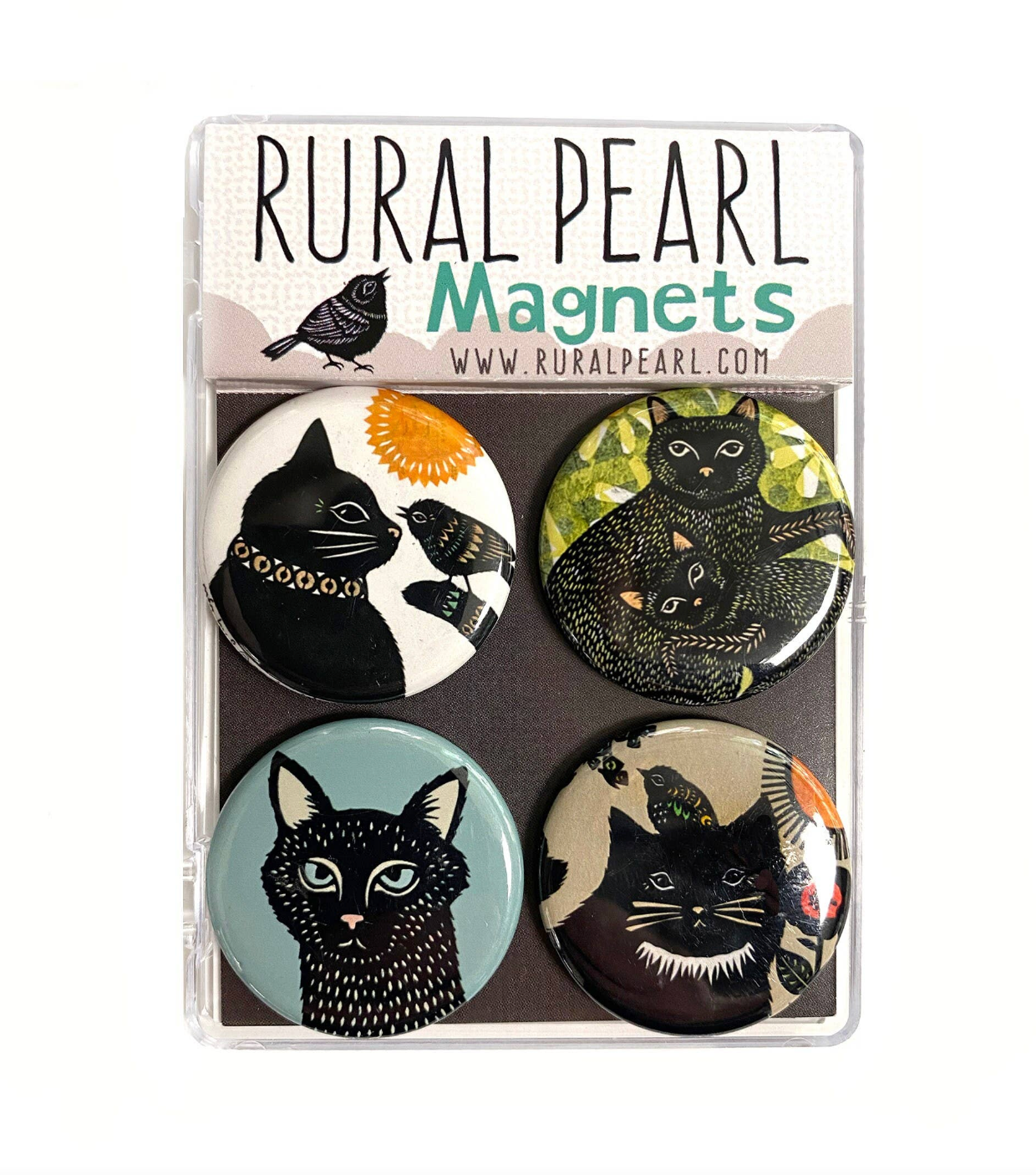 Rural Pearl Magnets - Sets of 4