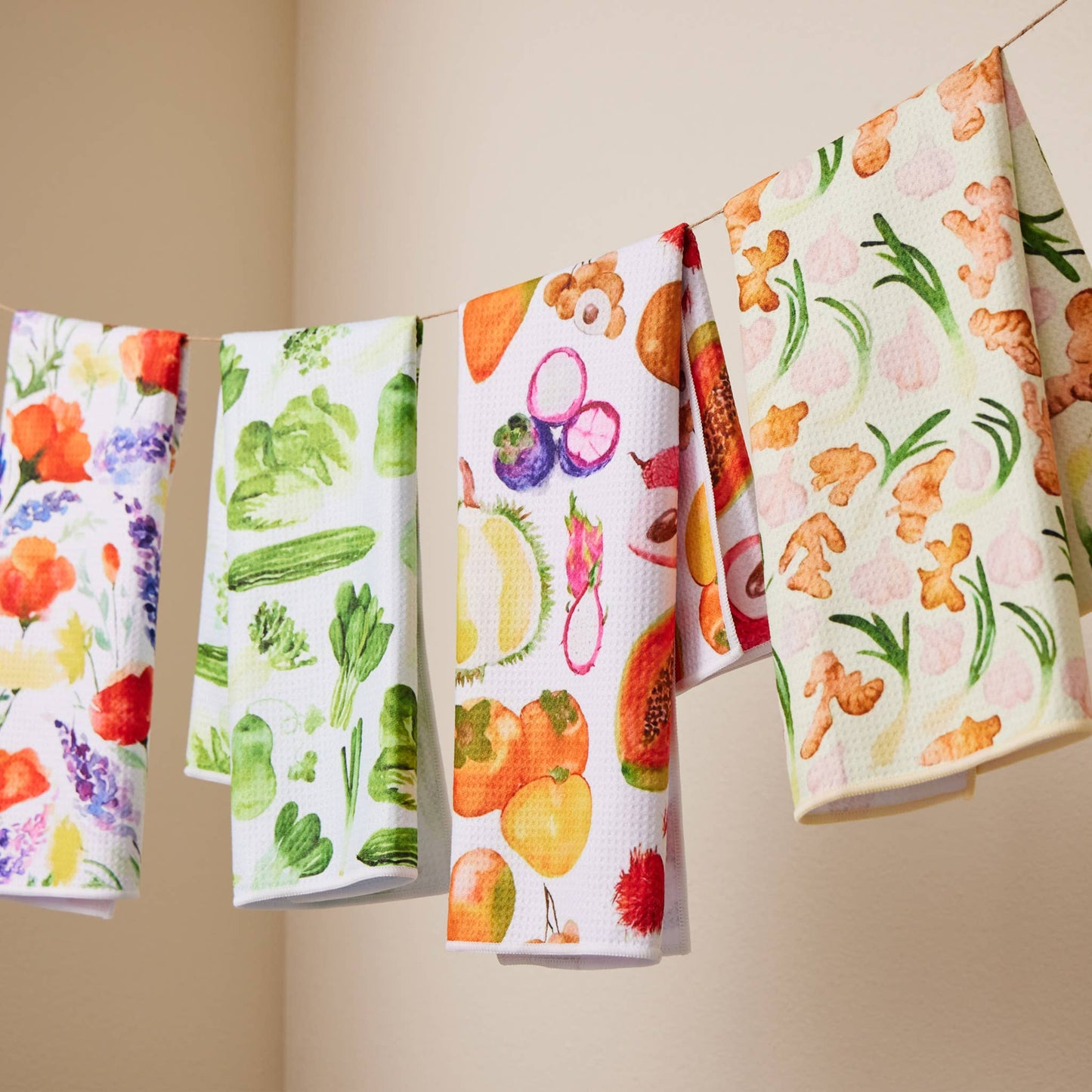 Asian Fruit Kitchen Towel