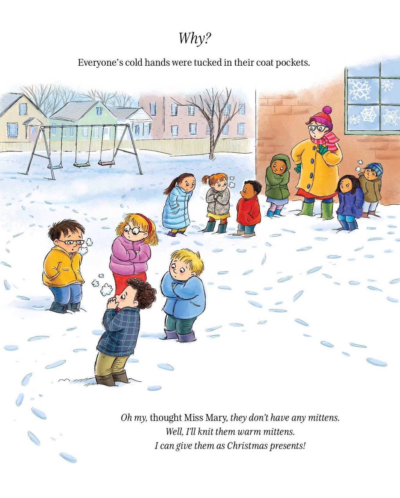 Miss Mary's Christmas Mittens, a picture book