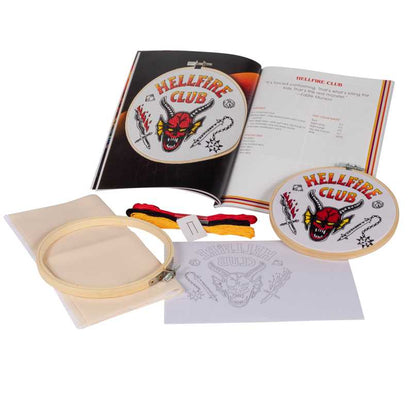 Stranger Things Embroidery: Kit and Paperback How-To; 80 pages
