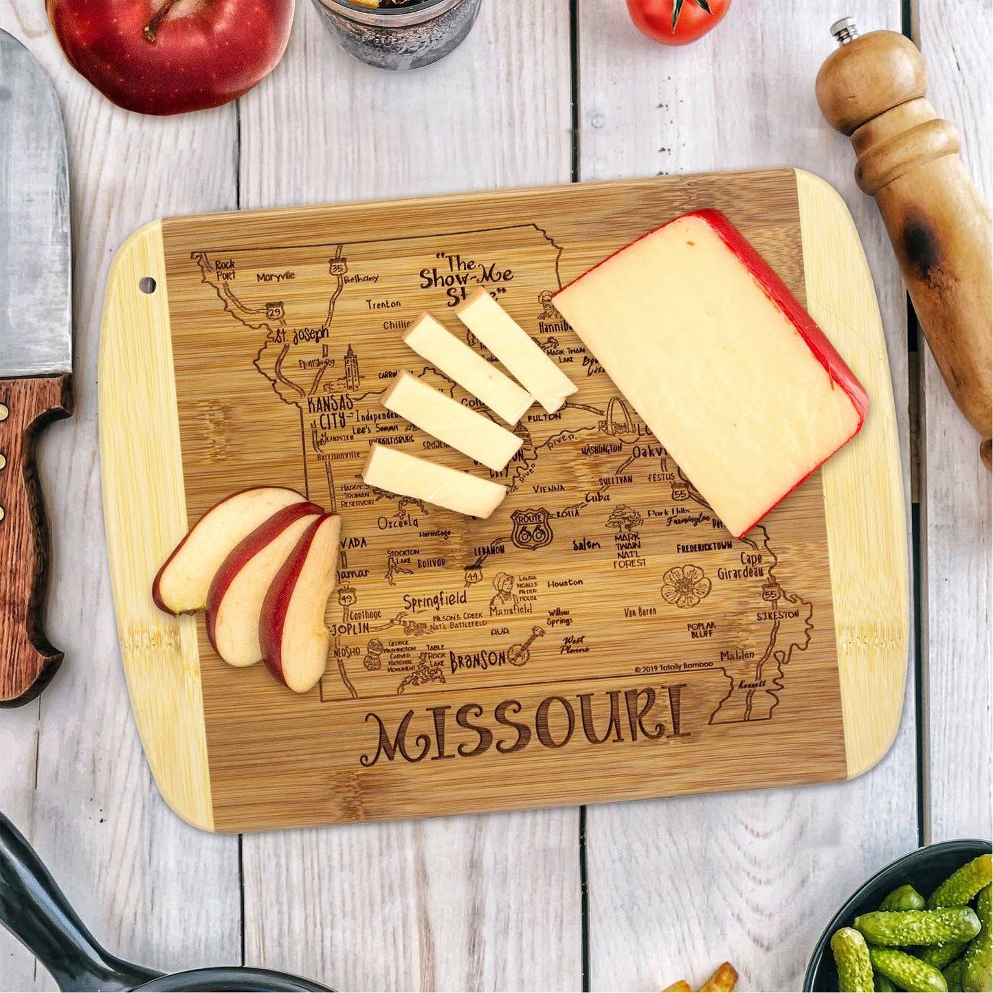 A Slice of Life Missouri 11" Cutting & Serving Board