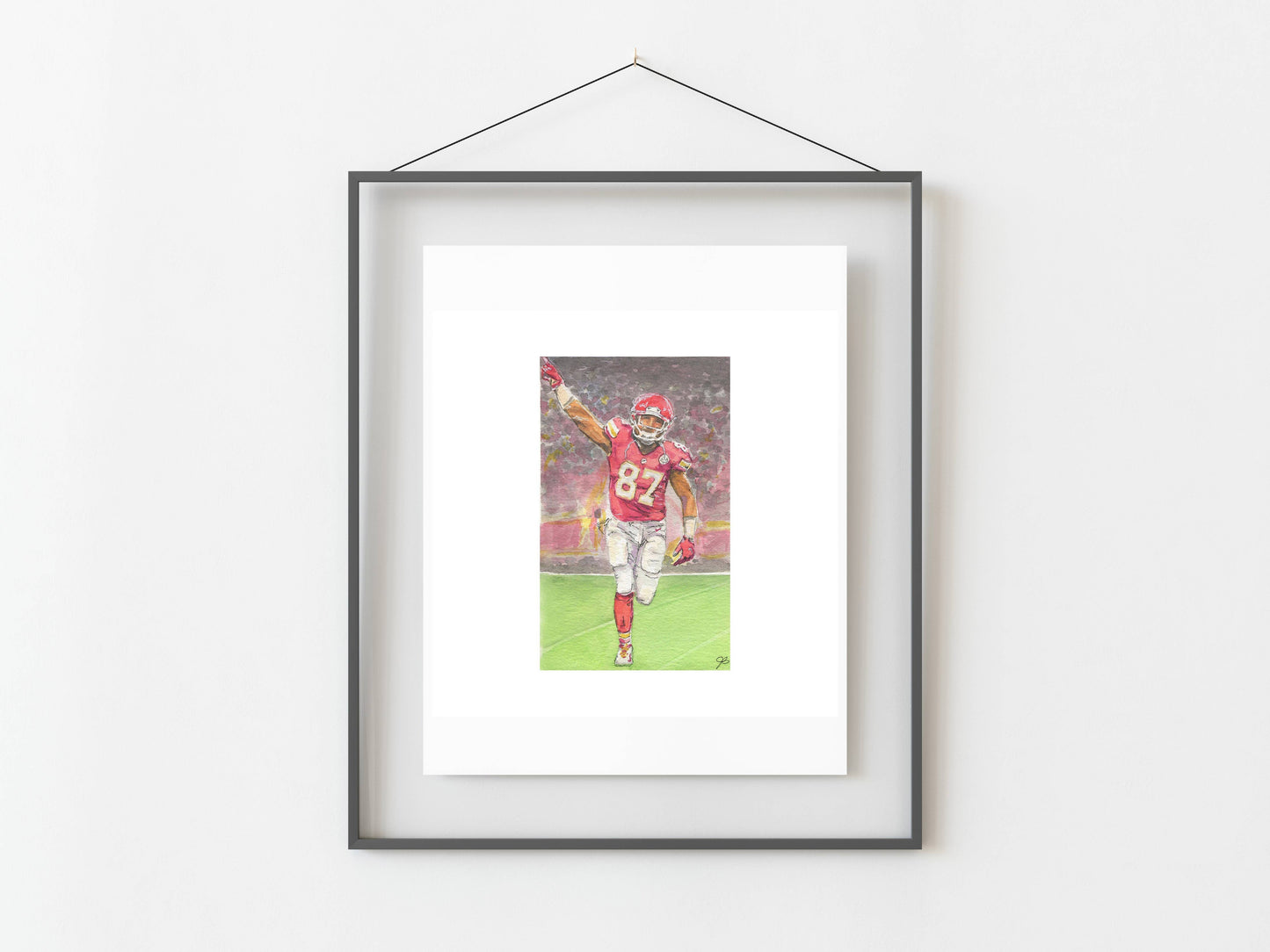 Kelce 8x10" Print- Kansas City Chiefs