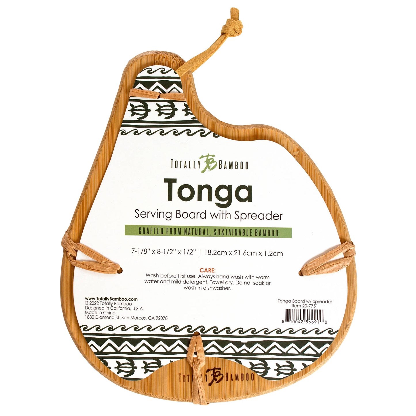 Tonga Serving Board and Spreader Knife Gift Set