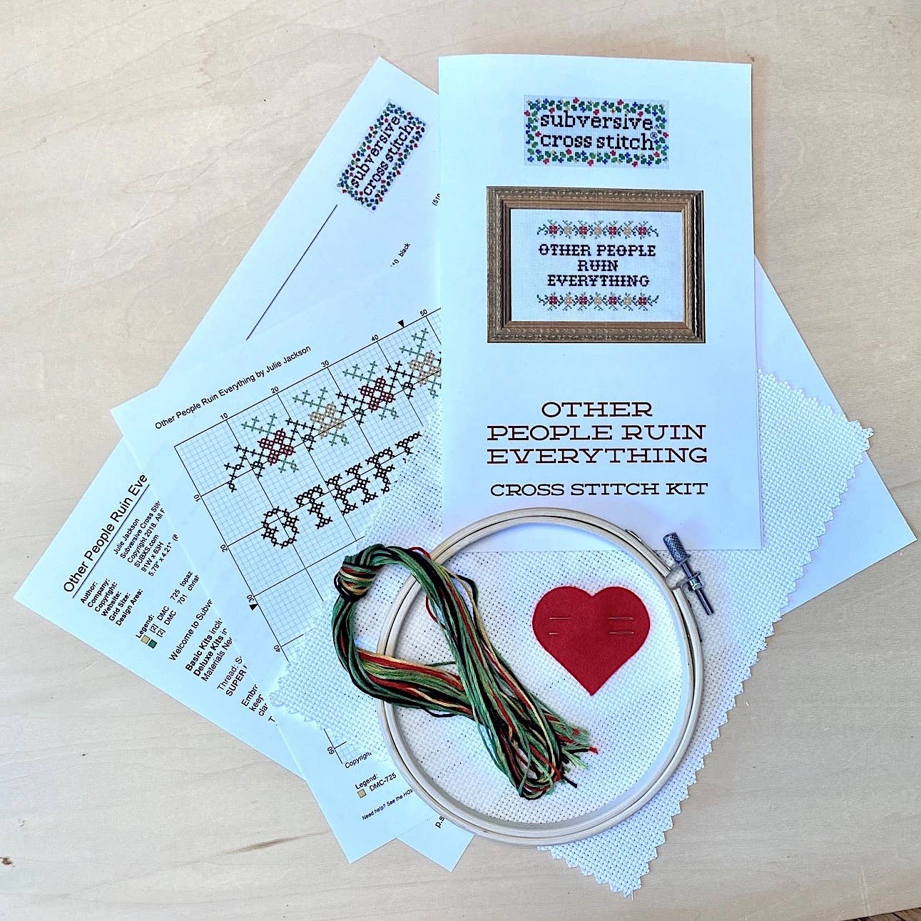 Nobody Thought the Revolution - Deluxe Cross Stitch Kit