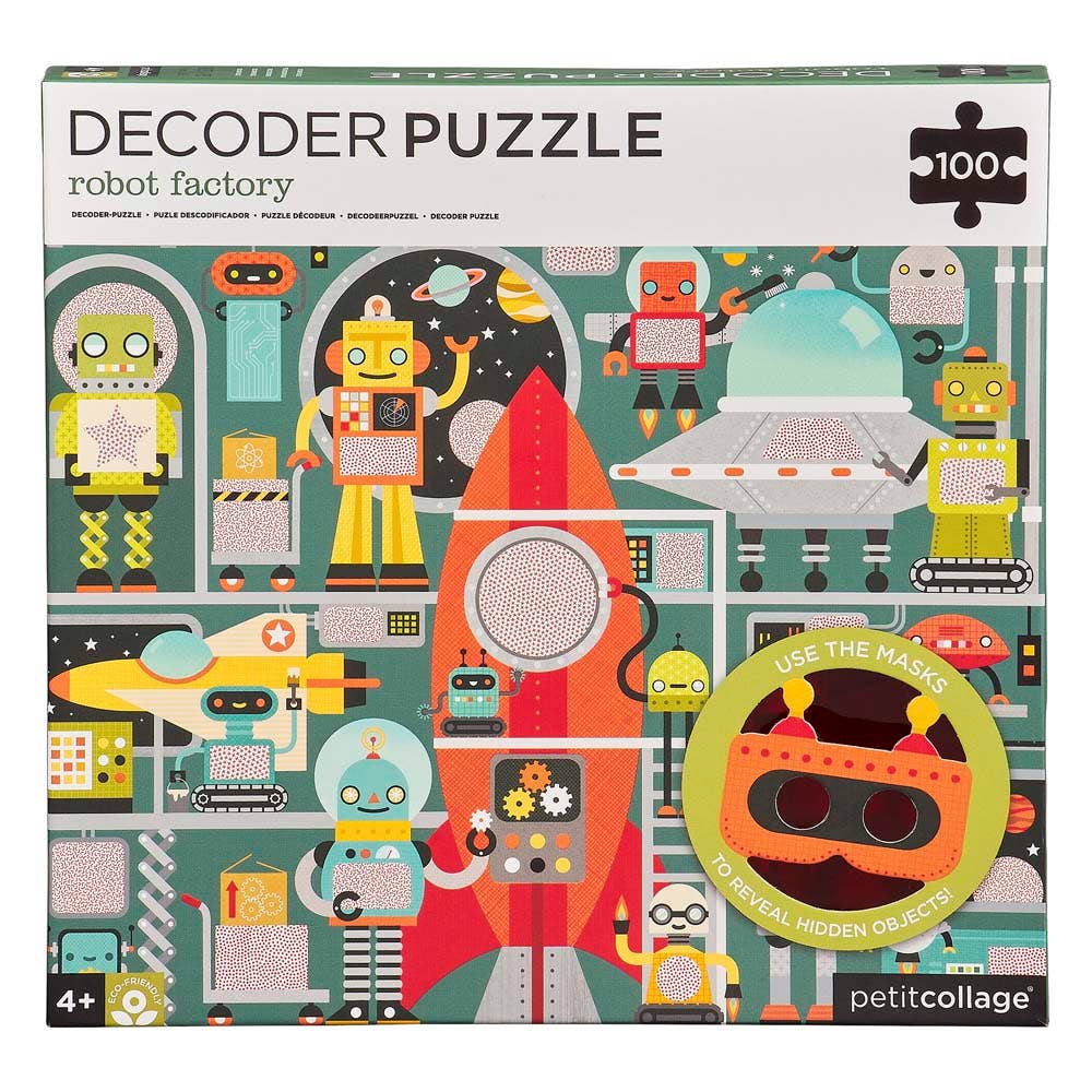 Robot Factory 100-Piece Decoder Puzzle