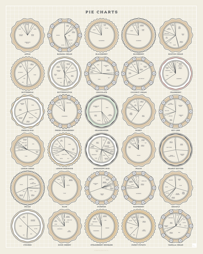 Pie Charts | 16" x 20" Art Print