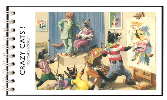 CRAZY CATS! - Postcard Booklet