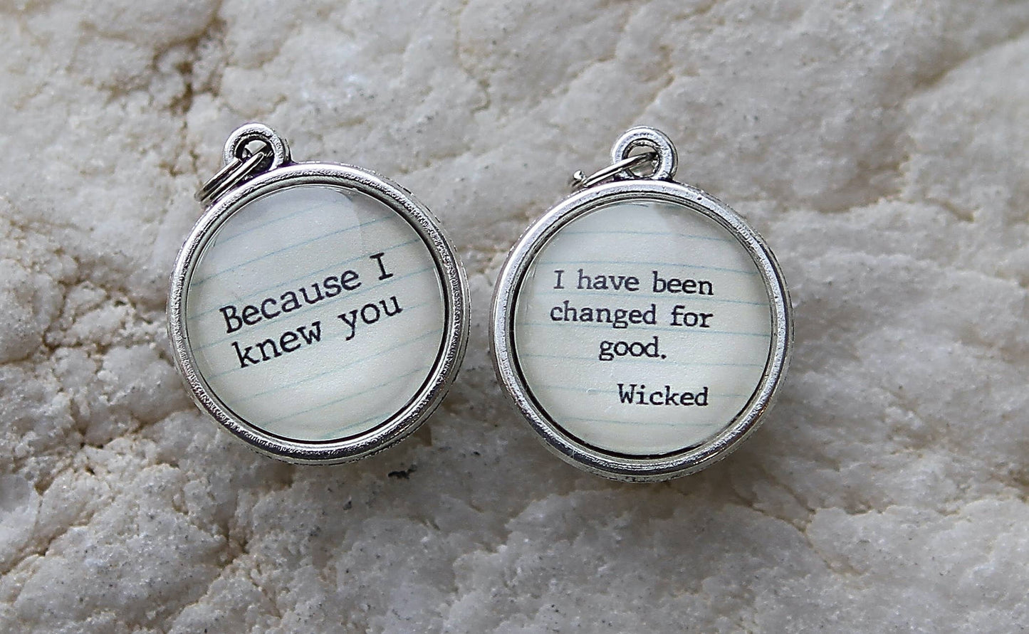 Changed For Good XO Double Sided Round Charm