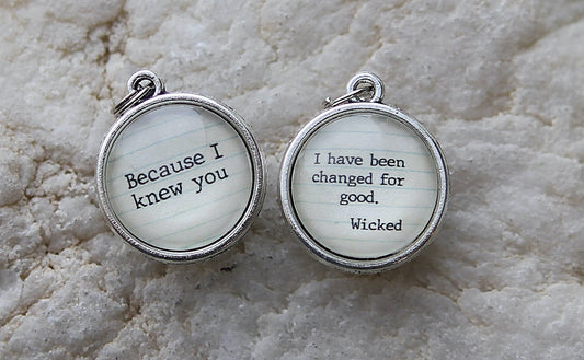 Changed For Good XO Double Sided Round Charm
