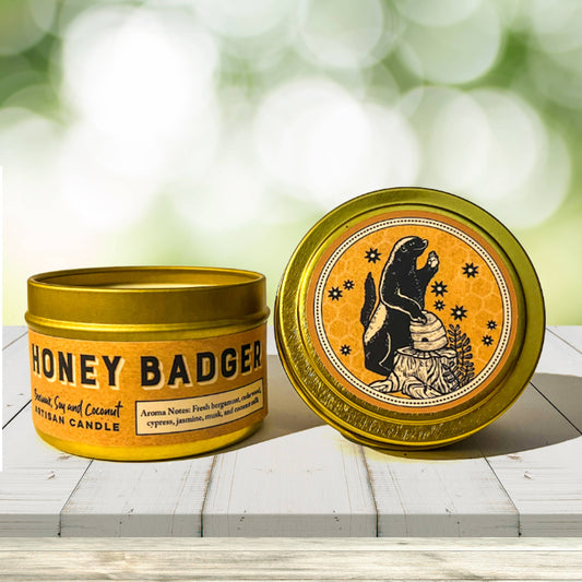 Honey Badger 4oz. Candle - Paraffin Free!