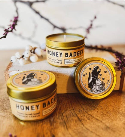 Honey Badger 4oz. Candle - Paraffin Free!