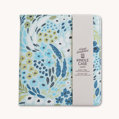 Waterfall Floral Kindle Case | Bookish & Reading: Kindle (11th Generation)