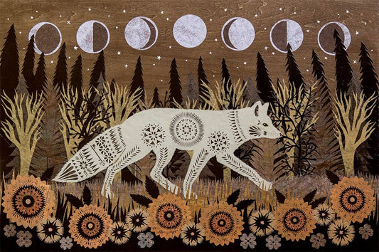 An Ever Changing Path - 16 x 20 inch Cut Paper Art Print