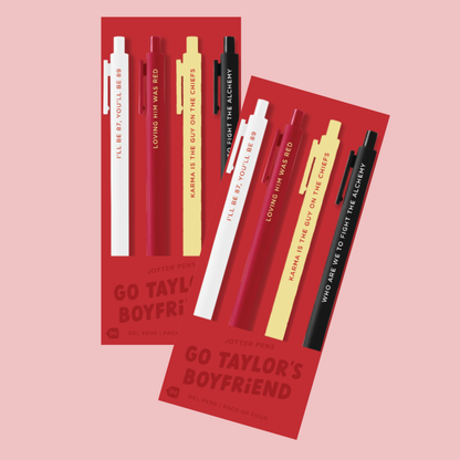 Swiftie Gel Pens: Like Ever (Red)