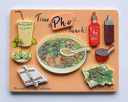 Vietnamese Pho Wooden Puzzle