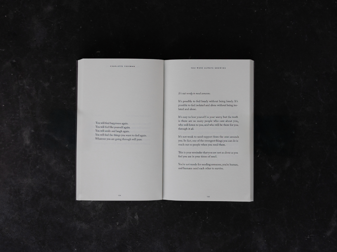 You Were Always Growing (Even In The Dark) by Charlotte Freeman