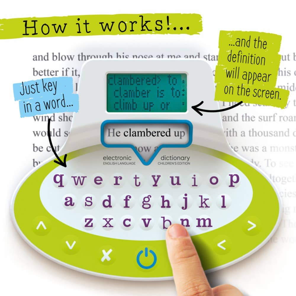 Children's Electronic Dictionary Bookmark