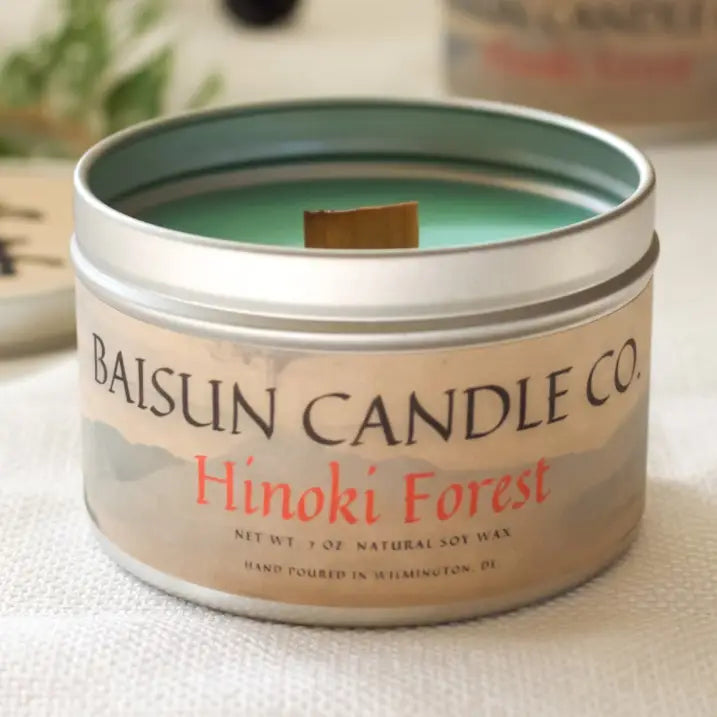 Scented Soy Candles w/ Crackling Wooden Wick