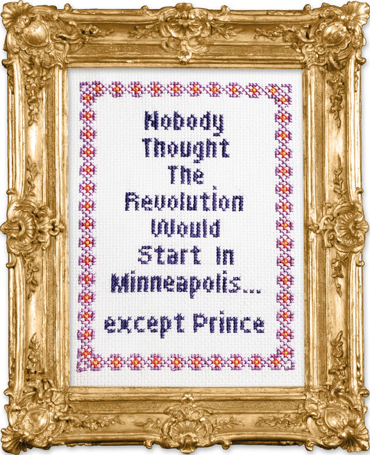 Nobody Thought the Revolution - Deluxe Cross Stitch Kit