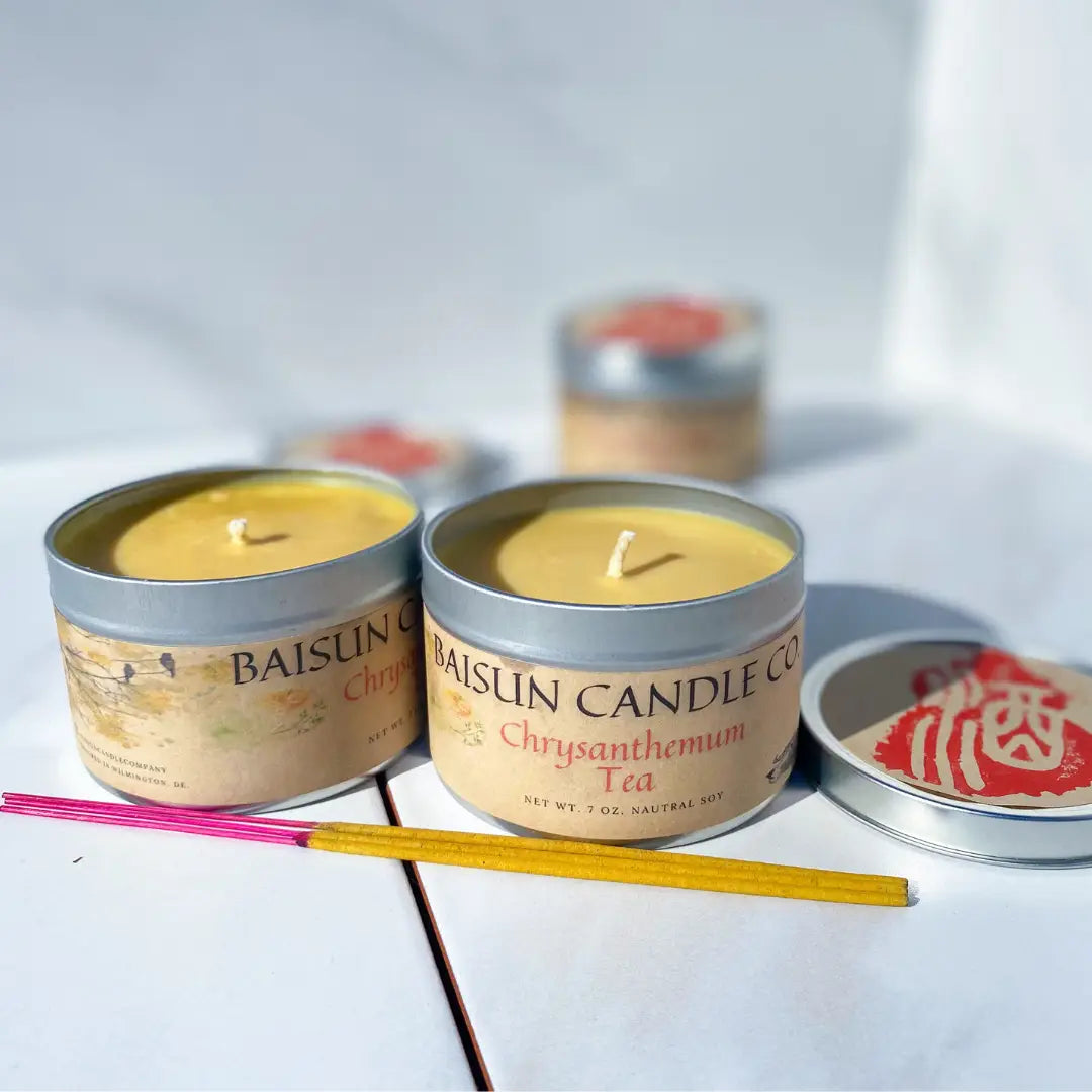 Scented Soy Candles w/ Crackling Wooden Wick