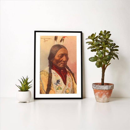 Art Print NA-141 Chief Sitting Bull, Sioux Indian