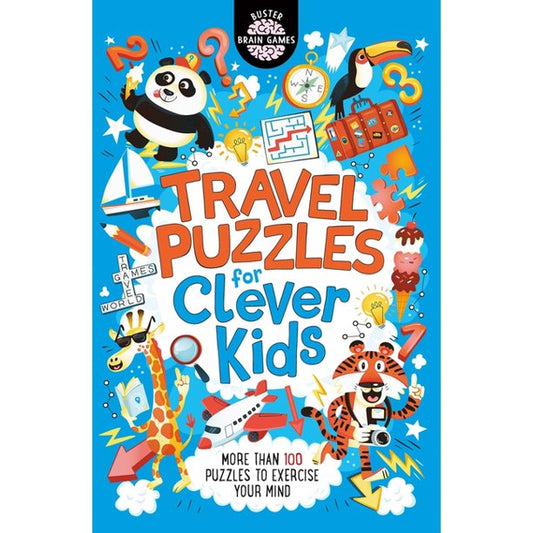Travel Puzzles For Clever Kids (Buster Brain Games) Paperback - Dr. Gareth Moore, Chris Dickason