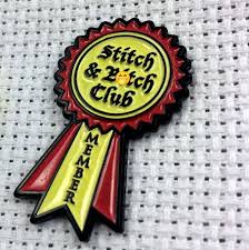Stitch and Bitch Club Member Needle Minder: Red Needle Minder