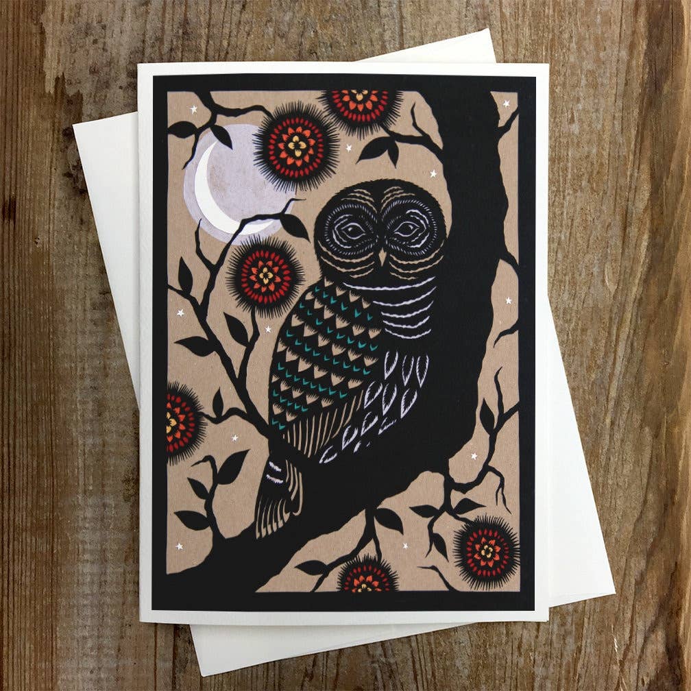 Barred Owl - Greeting Card