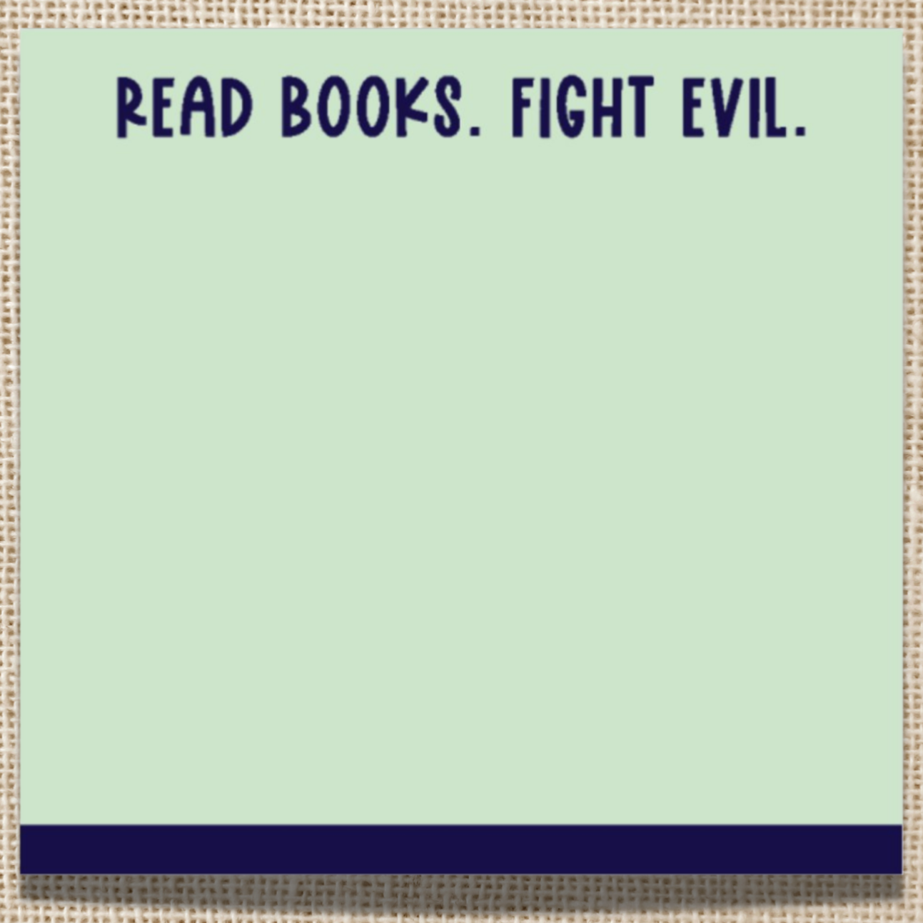 Read Books Fight Evil Sticky Notes