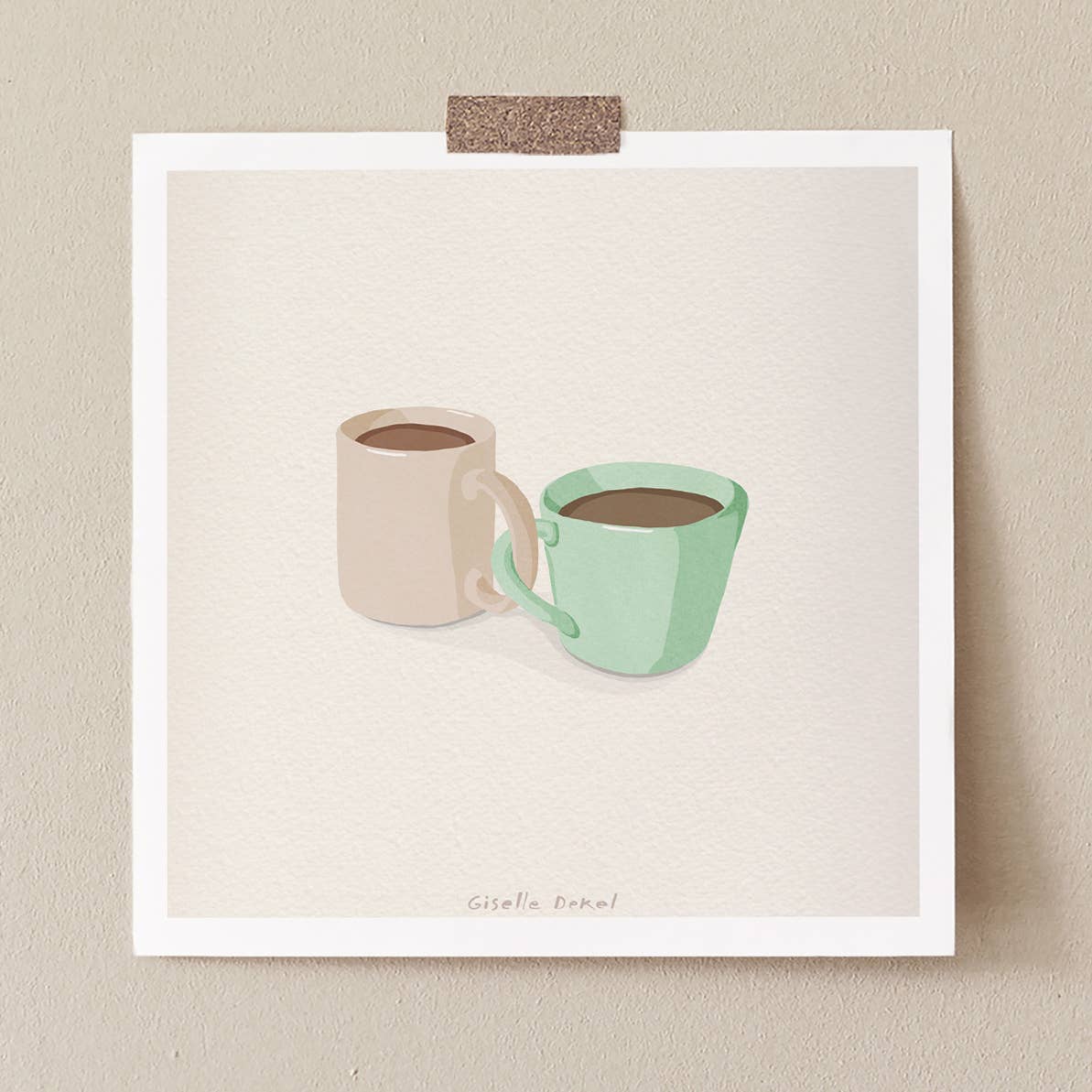 Coffee Buddies: 7" X 7"