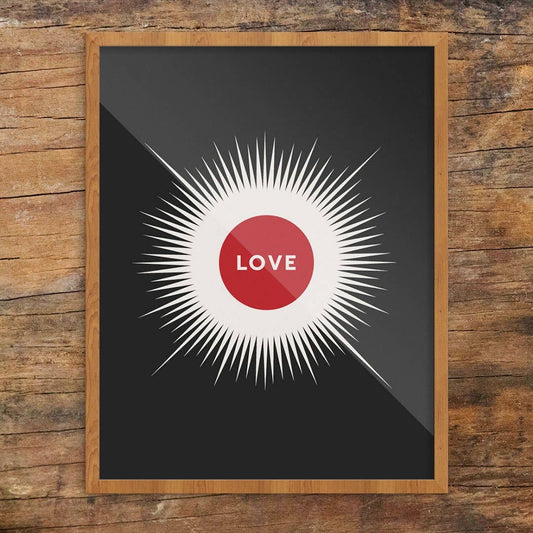 11'' x 14'' Love Burst Print