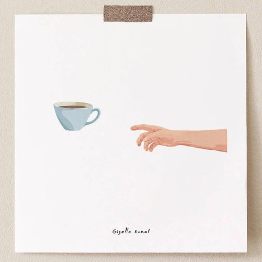 Come Here Coffee: 7" X 7"