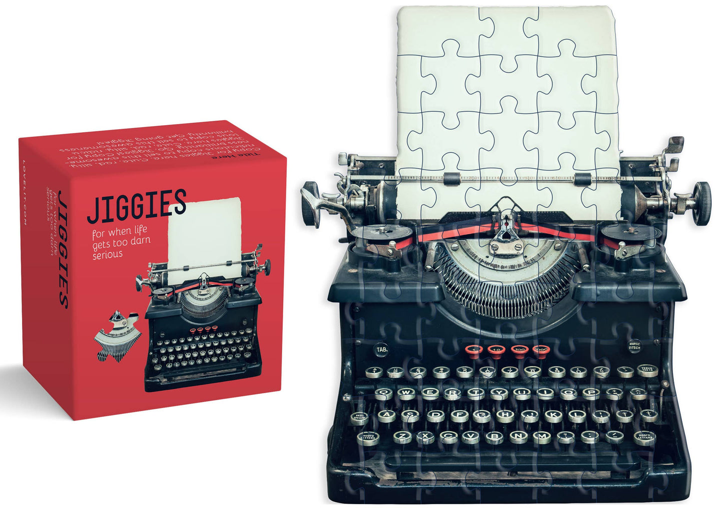 Typewriter Jiggie Mini Puzzle