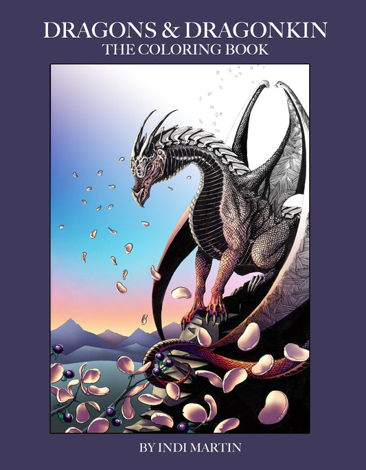 Dragons & Dragonkin Coloring Book