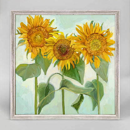 Sunflower Tranquility Mini Framed Canvas