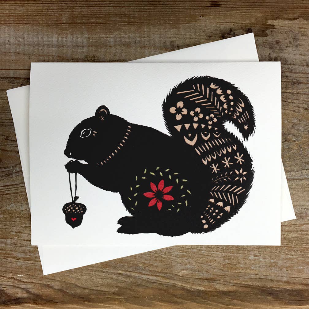 Squirrel - Greeting Card