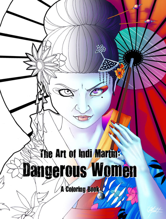 Coloring Book: Dangerous Women - Fantasy